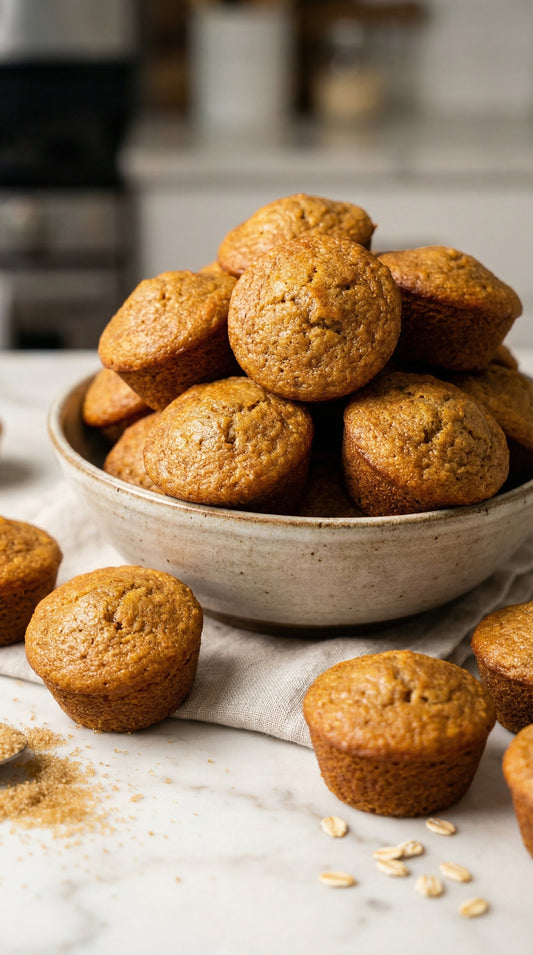 Banana + Spinach Mini Muffins